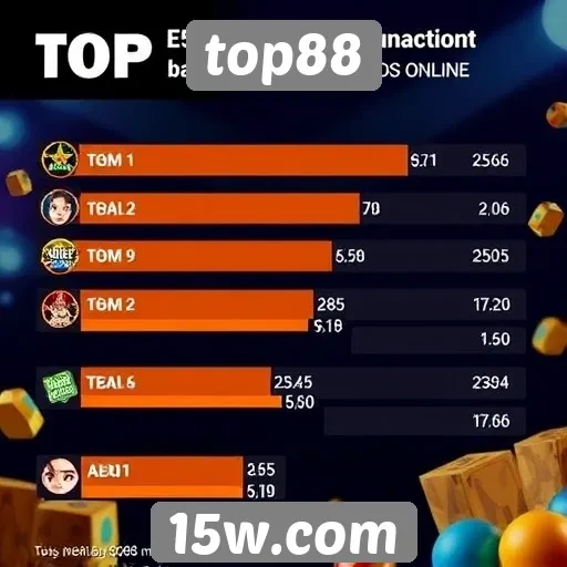 Estatísticas de usuários ativos no Top88